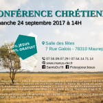 Conférence chrétienne à Maurepas (78) 24 septembre 2017