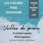 Veillée de prière, le vendredi 17 novembre 2023 à 22h à Coignières (78)